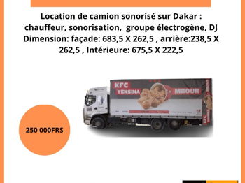 Annonce LOCATION CAMION SONORISE 03 Dakar Sénégal