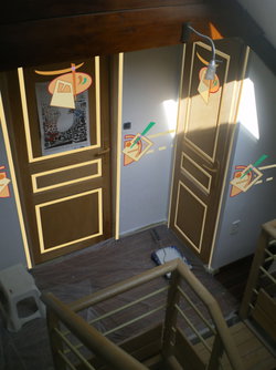 Déco: frise sur un pallier
