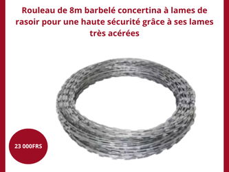 VENTE ET INSTALLATION DES BARBELÉ