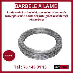 VENTE ET INSTALLATION DES BARBELÉ
