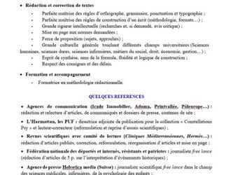 Correction reformulation textes par professionnelle diplômée Paris
