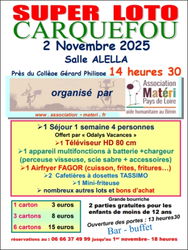 Affiche loto Carquefou