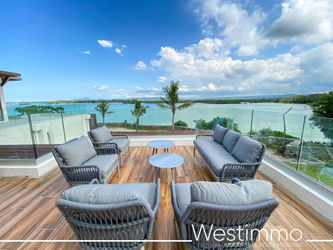 POSTE LAFAYETTE - Magnifique villa luxueuse et moderne au bord du lagon avec piscine