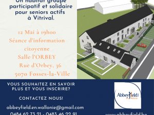 1 habitat groupé solidaire pour seniors actifs Vitrival Fosses Villes Namur