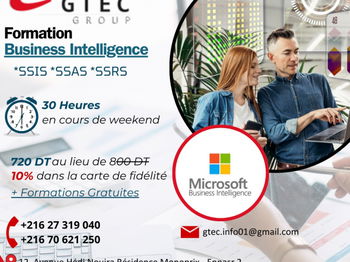 Annonce formation Business Intelligence MSBI L&#039;Ariana Tunisie