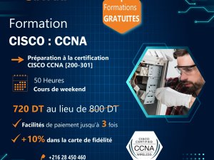 Annonce Formation Cisco CCNA Tunis Tunisie