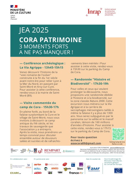Affiche JEA 2025 CAMPANTIQUE DE CORA A SAINT-MORE (89)