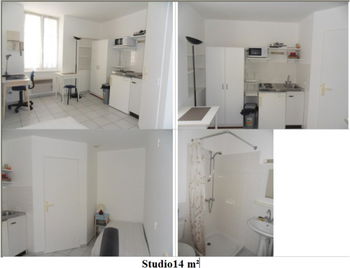 Annonce Vente Loue studios meublés 14m² 349€ CC hors élec Bourges