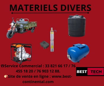 MATERIELS DIVERS DISPONIBLES SENEGAL Dakar Sénégal