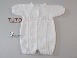combi-bloomer tricot bb tricoté main