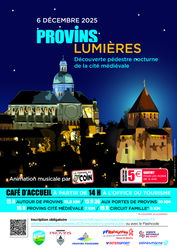 Affiche Provins Lumière 2025