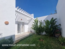Villa S+3 de plein pieds à louer à Hammamet