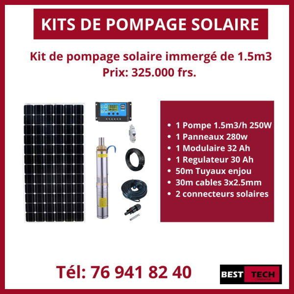 kit pompage solaire