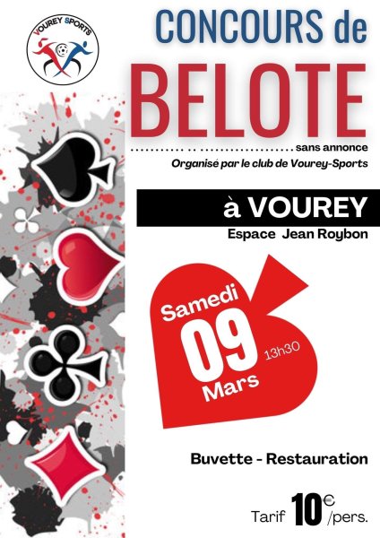 Concours belote Vourey Isère