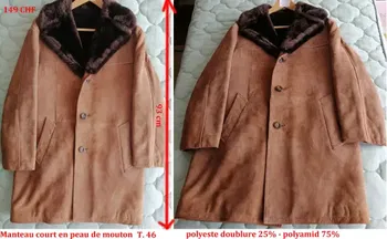 Annonce Manteau cour peau mouton 149 00 Lausanne Suisse