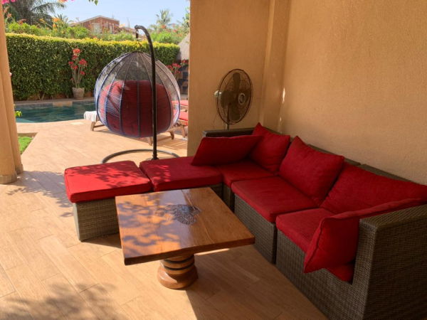 Terrasse avec jardin