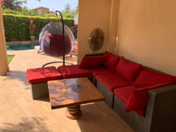 Terrasse avec jardin