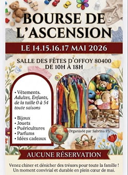 bourse vêtements jouets puéricultures