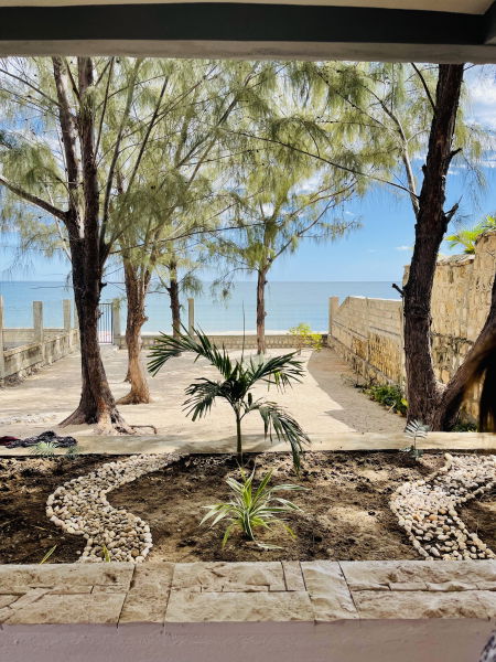 vue depuis terrasse RDC