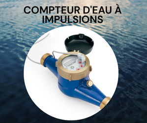 Débitmètre à impulsion pour eau RO