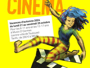 Annonce Stages cinéma pour les jeunes Toulouse octobre 2024 Haute Garonne