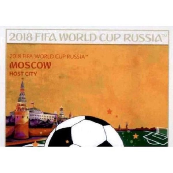 Coupe Monde Panini FIFA 2018 Russie 20 Moscou Ville hôte Esch Luxembourg