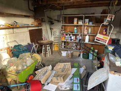 Débarras de garage avant travaux