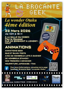 La Brocante GEEK La Wonder otaku 4ème édition