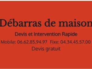 Annonce débarras maison dans l&#039;hérault Béziers Hérault