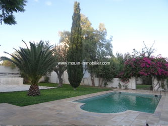 Location villa hibiscus hammamet zone theatre Tunisie