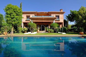 Vente Villa dans le quartier chic de Marrakech agdal 