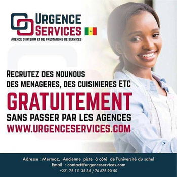 Placement employé maison Dakar Sénégal