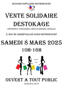 VENTE SOLIDAIRE