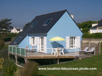 Location CHALET Bretagne MER PLAGE vue mer WIFI VÉLOS JARDIN Finistère