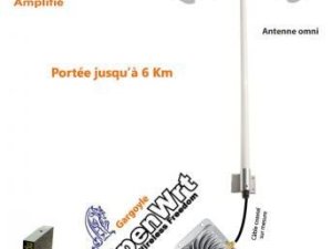 antenne wifi outdoor omni 65dbi longue distance Dakar Sénégal