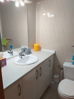La salle de bain, vue partielle