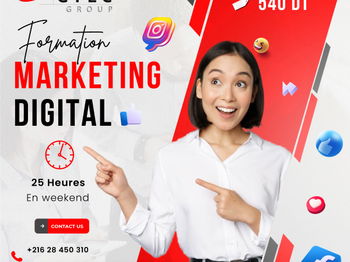 Annonce Formation Marketing Digital L&#039;Ariana Tunisie