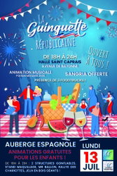 guinguette républicaine Lundi 13 juillet Toulouse Haute Garonne