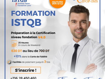 Annonce Formation ISTQB Foundation Level V4 0 Tunis Tunisie