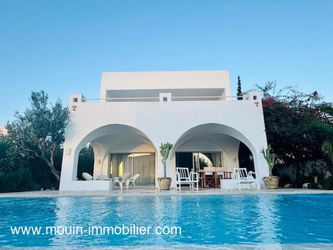 villa avec piscine à louer à hammamet