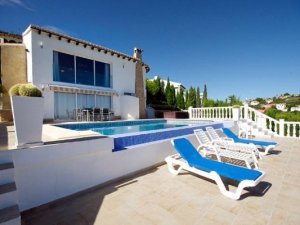 Vente villa 3 etages vue mer Benitachell Espagne
