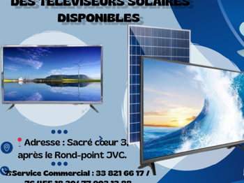 Annonce DES TELEVISEURS SOLAIRES BON PRIX Dakar Sénégal