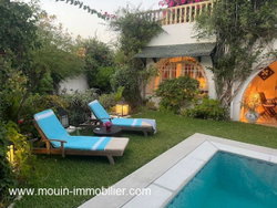 villa avec piscine à louer à Hammamet