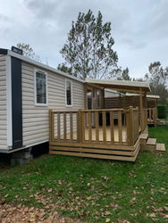 mobil home 3chambres et terrasse
