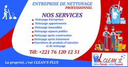 SERVICE DE NETTOYAGE