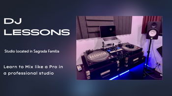 Annonce Cours DJ dans 1 studio pro équipé près Sagrada Familia – Apprends mixer comme 1 pro ! Barcelone