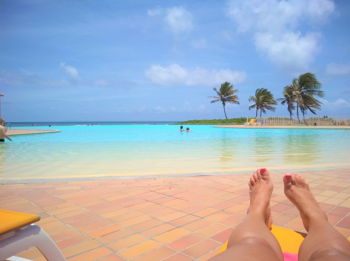 Farniente à la piscine