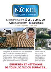 Entreprise nettoyage Nyckel Aytré Charente Maritime