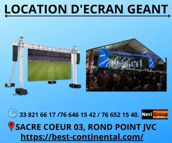 LOCATION D&#039;ECRANS GEANTS POUR VOS EVENEMENTS 02 Dakar Sénégal