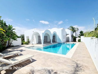 Annonce Vente VILLA KALMIA Yasmine Hammamet Tunisie